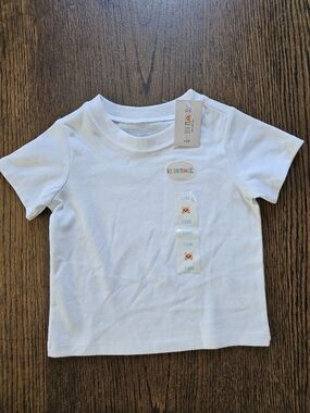 Garanimals Baby White Short-Sleeve Tee Size 12 Months NEW with Tags